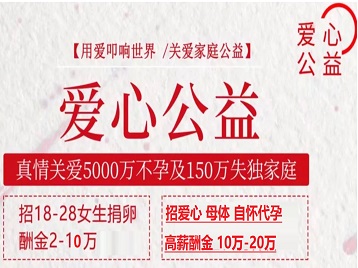 德宏捐卵助孕生子 爱心志愿者招募